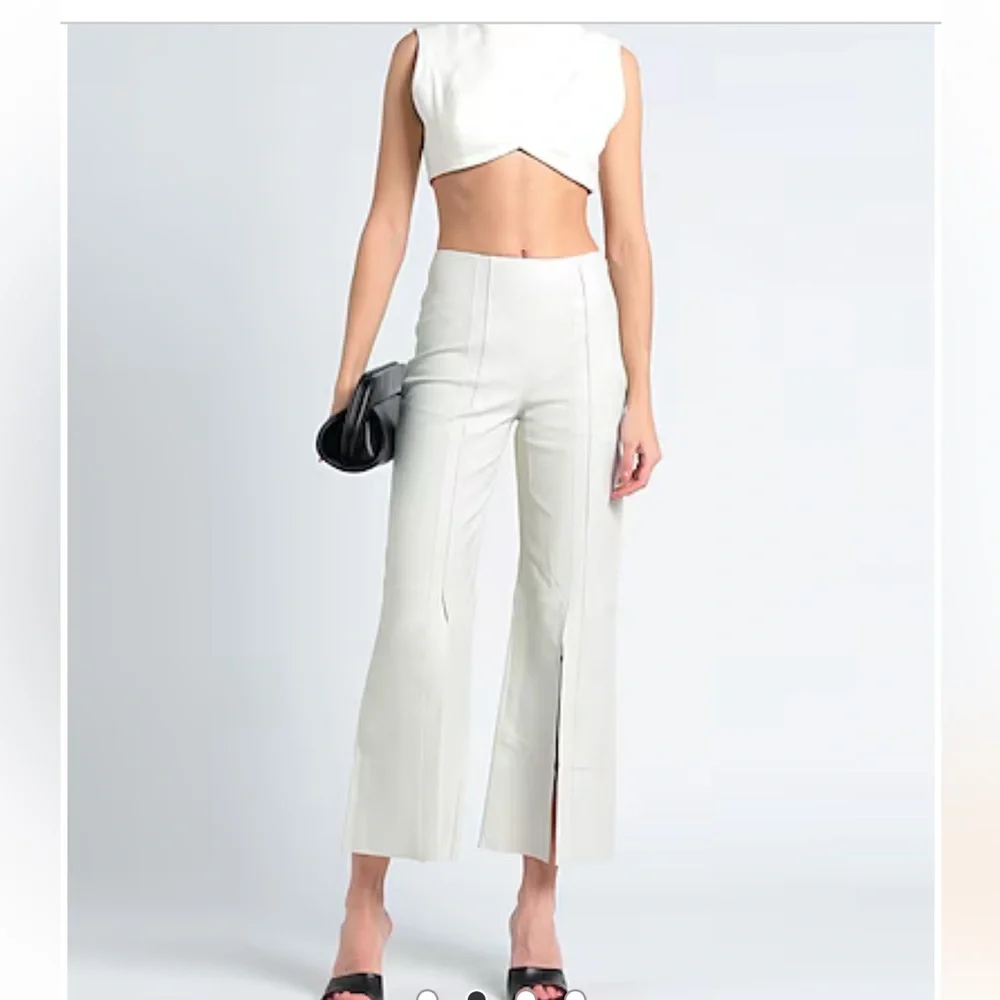 BY MALENE BIRGER Lamb leather CASUAL PANTS size 2